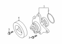 Mazda MX-5 Miata  Water pump assy bolt | Mazda OEM Part Number 9XG1-67-357L