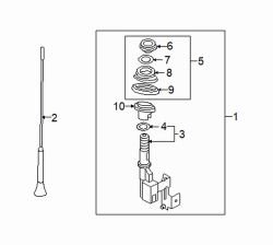 Mazda MX-5 Miata  Plate | Mazda OEM Part Number NF79-66-A3Z
