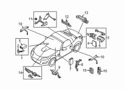 Mazda MX-5 Miata  Transmitter | Mazda OEM Part Number NHY3-67-5RYA