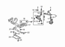 Mazda MX-5 Miata Right Engine cradle washer | Mazda OEM Part Number F151-34-096
