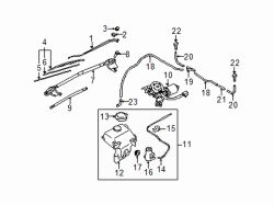 Mazda MX-5 Miata  Washer pump | Mazda OEM Part Number NE51-67-482