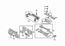 Mazda MX-5 Miata Left Cowl grille grommet | Mazda OEM Part Number BJ0J-50-798