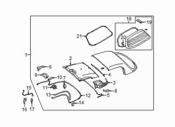 Mazda MX-5 Miata Right Striker | Mazda OEM Part Number NF28-R1-841C