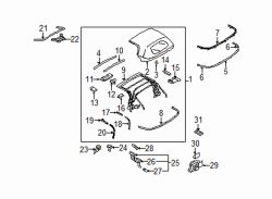 Mazda MX-5 Miata Left Protector | Mazda OEM Part Number NE51-R1-742D