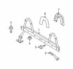 Mazda MX-5 Miata Left Bracket bolt | Mazda OEM Part Number 9YA4-2A-804