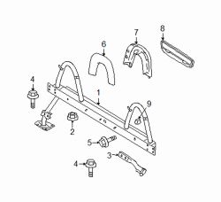 Mazda MX-5 Miata Left Rear cover | Mazda OEM Part Number NG20-69-742-02