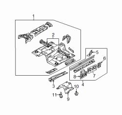 Mazda MX-5 Miata  Insulator nut | Mazda OEM Part Number B100-68-615