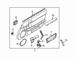 Mazda MX-5 Miata Left Speaker | Mazda OEM Part Number NE51-66-960