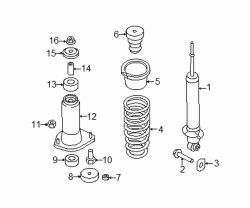 Mazda MX-5 Miata Right Lock nut | Mazda OEM Part Number 9YB0-41-012