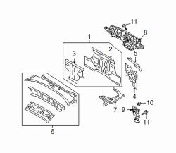 Mazda MX-5 Miata Right Gusset | Mazda OEM Part Number NF79-70-4A5