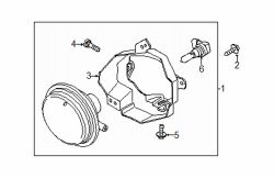 Mazda 2 Left Bracket screw | Mazda OEM Part Number F151-51-695A