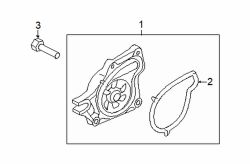 Mazda 2  Water pump bolt | Mazda OEM Part Number 9979-40-840