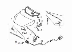 Mazda 2 Left Hinge bolt | Mazda OEM Part Number 9YA0-20-835