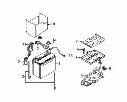 Mazda 2  Negative cable | Mazda OEM Part Number DF71-67-260