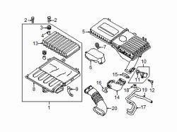 Mazda 2  Air mass sensor screw | Mazda OEM Part Number ZJ01-13-Z34