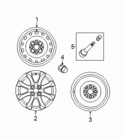 Mazda 2  Valve stem | Mazda OEM Part Number 9963-60-4140