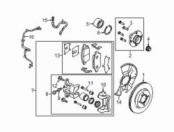 Mazda 2 Right Caliper bleeder screw | Mazda OEM Part Number GP9B-33-691
