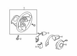 Mazda 2  Steering wheel | Mazda OEM Part Number D652-32-982-02