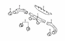 Mazda 2 Left Air duct | Mazda OEM Part Number DF71-64-841