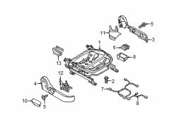 Mazda 2 Right Rr end track cvr | Mazda OEM Part Number DJ01-57-051-02