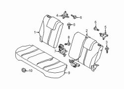 Mazda 2  Hinge | Mazda OEM Part Number D653-57-540B-02