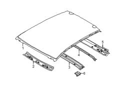 Mazda 2  Roof bow | Mazda OEM Part Number D651-70-66X