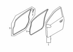 Mazda 2 Left Outer panel | Mazda OEM Part Number DF71-59-031D