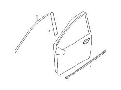 Mazda 2 Right Belt w'strip | Mazda OEM Part Number D651-50-640G