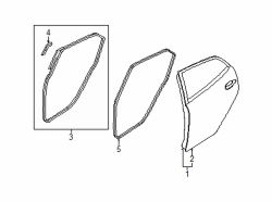 Mazda 2 Left Outer panel | Mazda OEM Part Number DF71-73-031D