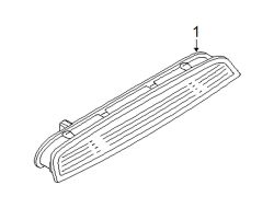 Mazda 2  High mount lamp | Mazda OEM Part Number D651-51-580B