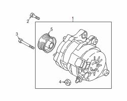 Mazda MX-5 Miata  Alternator Nut | Mazda OEM Part Number 9994-00-800