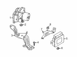 Mazda MX-5 Miata  ABS control unit grommet | Mazda OEM Part Number D10G-43-7A6