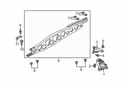 Mazda MX-5 Miata Left Mount bracket bolt | Mazda OEM Part Number 9YA0-2A-035