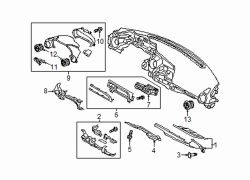 Mazda MX-5 Miata Right Dashboard Air Vent | Mazda OEM Part Number N247-64-730-02