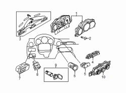 Mazda MX-5 Miata  Driver Information Display | Mazda OEM Part Number NC0A-55-260A