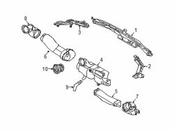 Mazda MX-5 Miata Right Dashboard Air Vent | Mazda OEM Part Number D09W-64-730-01