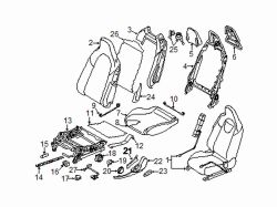 Mazda MX-5 Miata Front Left Seat Adjuster | Mazda OEM Part Number N243-88-1H5-02