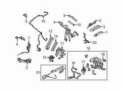 Mazda MX-5 Miata Right Convertible Top Hinge Cap | Mazda OEM Part Number N248-R1-6P1