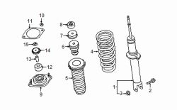 Mazda MX-5 Miata Left Stopper | Mazda OEM Part Number F151-28-777