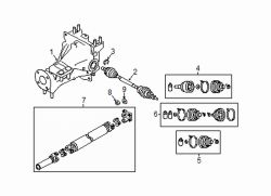Mazda MX-5 Miata Right Axle assy | Mazda OEM Part Number RTC4-25-50XA