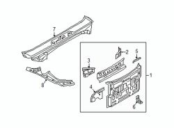 Mazda MX-5 Miata Rear Left Rear Body Panel Extension | Mazda OEM Part Number N243-71-4A5