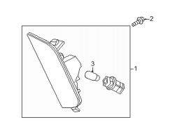 Mazda MX-5 Miata Rear Right Side Marker Light | Mazda OEM Part Number NA1J-51-5H0C