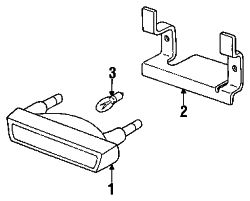 Mazda Navajo Left Bulb | Mazda OEM Part Number 0000-11-3157