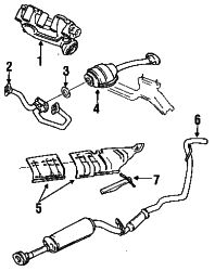 Mazda Navajo  Front pipe gasket | Mazda OEM Part Number ZZL0-40-305