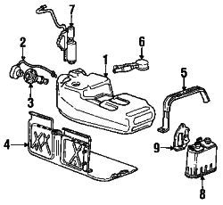 Mazda Navajo  Vapor canister | Mazda OEM Part Number ZZL0-13-970A