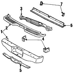 Mazda Navajo Left Reinforcement mount bracket | Mazda OEM Part Number ZZL1-50-290