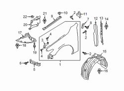 Mazda 3  Fender Liner Retainer | Mazda OEM Part Number B45A-56-146A