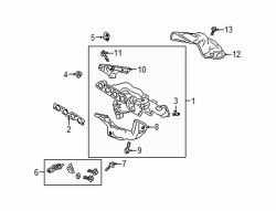 Mazda 3 Lower Exhaust Manifold Heat Shield Bolt | Mazda OEM Part Number 9946-80-620