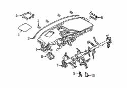Mazda 3 Lower Instrument Panel Crossmember Bracket | Mazda OEM Part Number BDTS-60-450