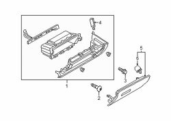 Mazda 3 Front Glove Box Assembly | Mazda OEM Part Number BDGF-64-260B-02